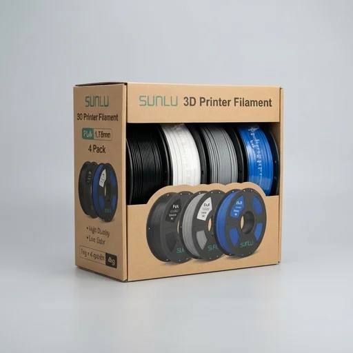 SUNLU PLA Filament 4-Pack (1.75mm) view 2